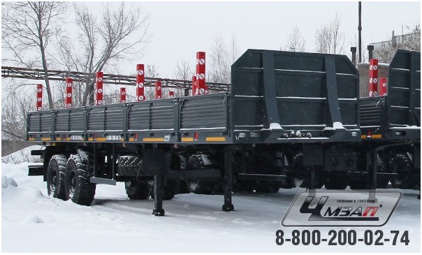 Полуприцеп ЧМЗАП 9906 по спецификации 038-БАК г/п 18,5 т